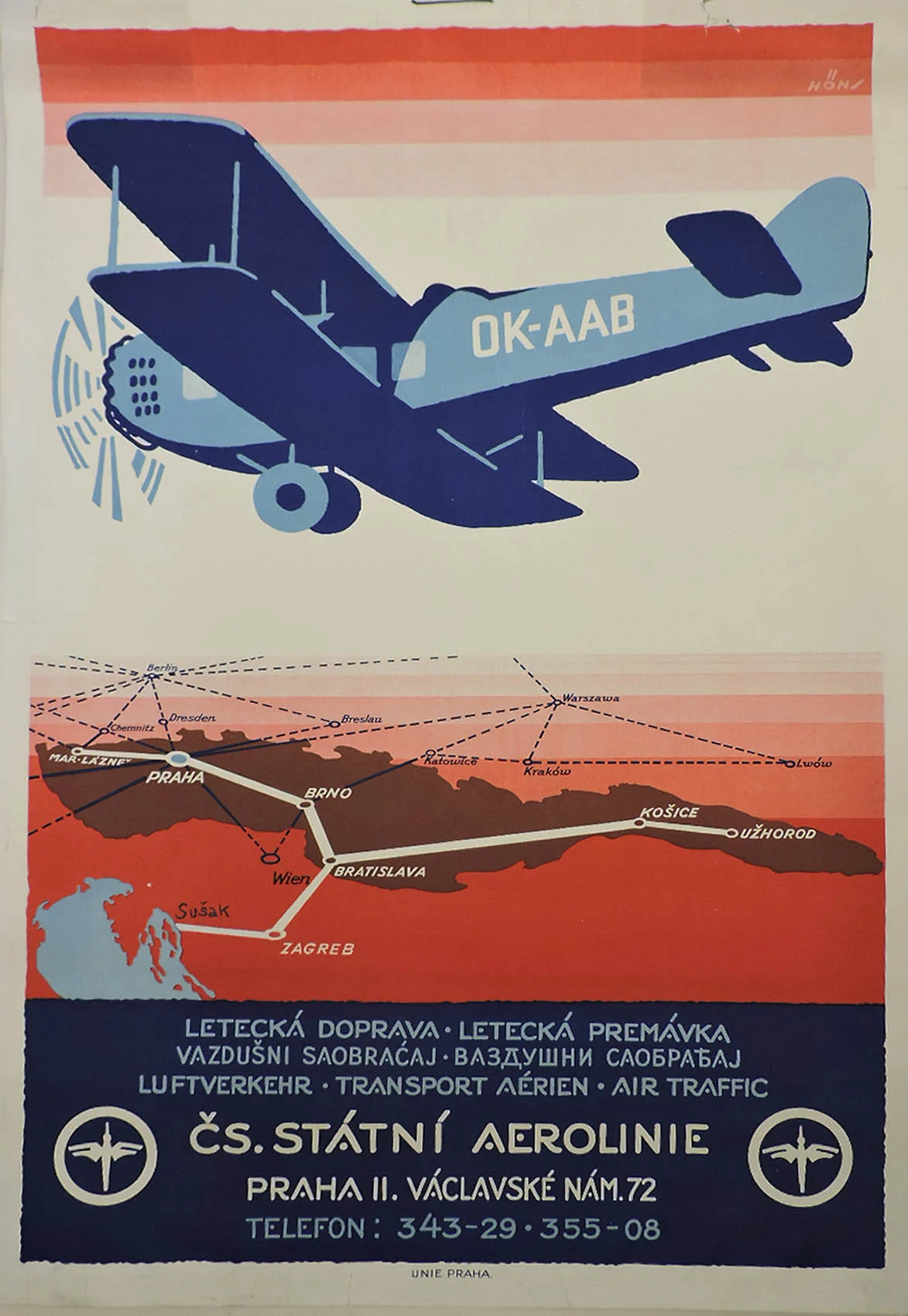 Náhledový obrázek stránky Československé aerolinie