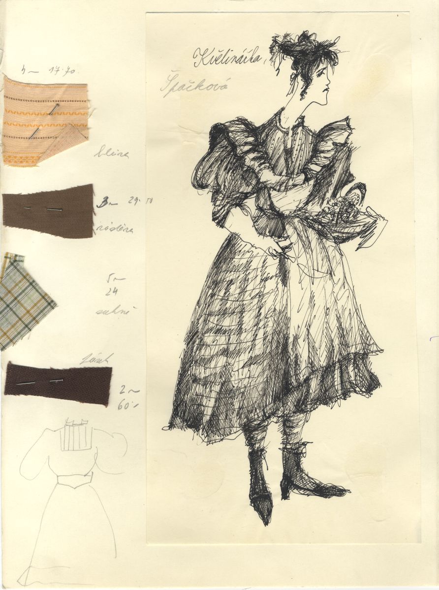 Náhledový obrázek My Fair Lady - Originál kostýmního návrhu - 15