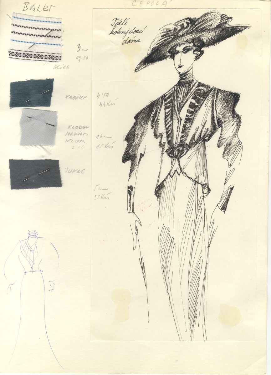 Náhledový obrázek My Fair Lady - Originál kostýmního návrhu - 5