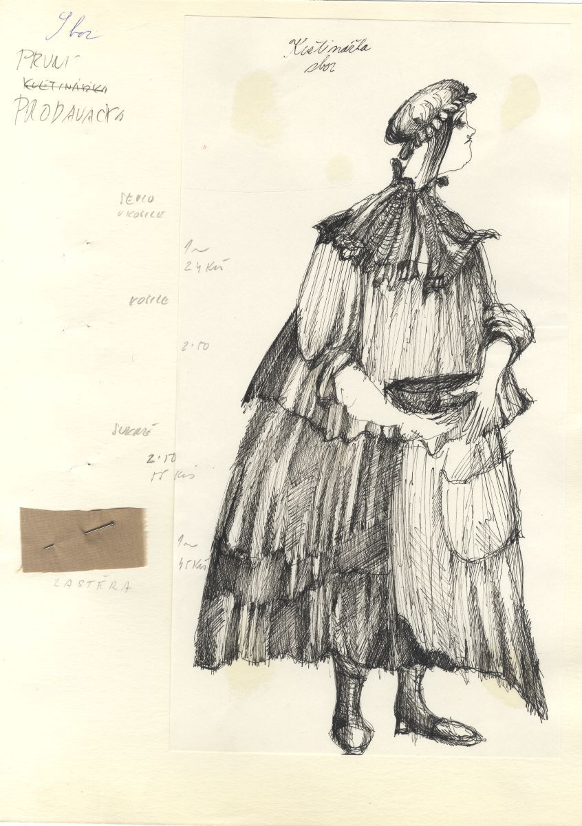 Náhledový obrázek My Fair Lady - Originál kostýmního návrhu - 63