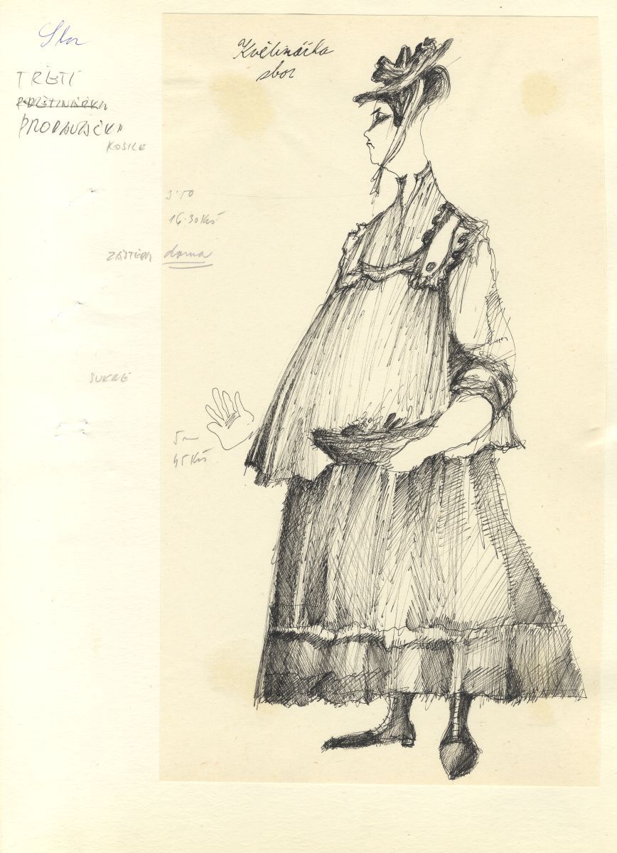 Náhledový obrázek My Fair Lady - Originál kostýmního návrhu - 33