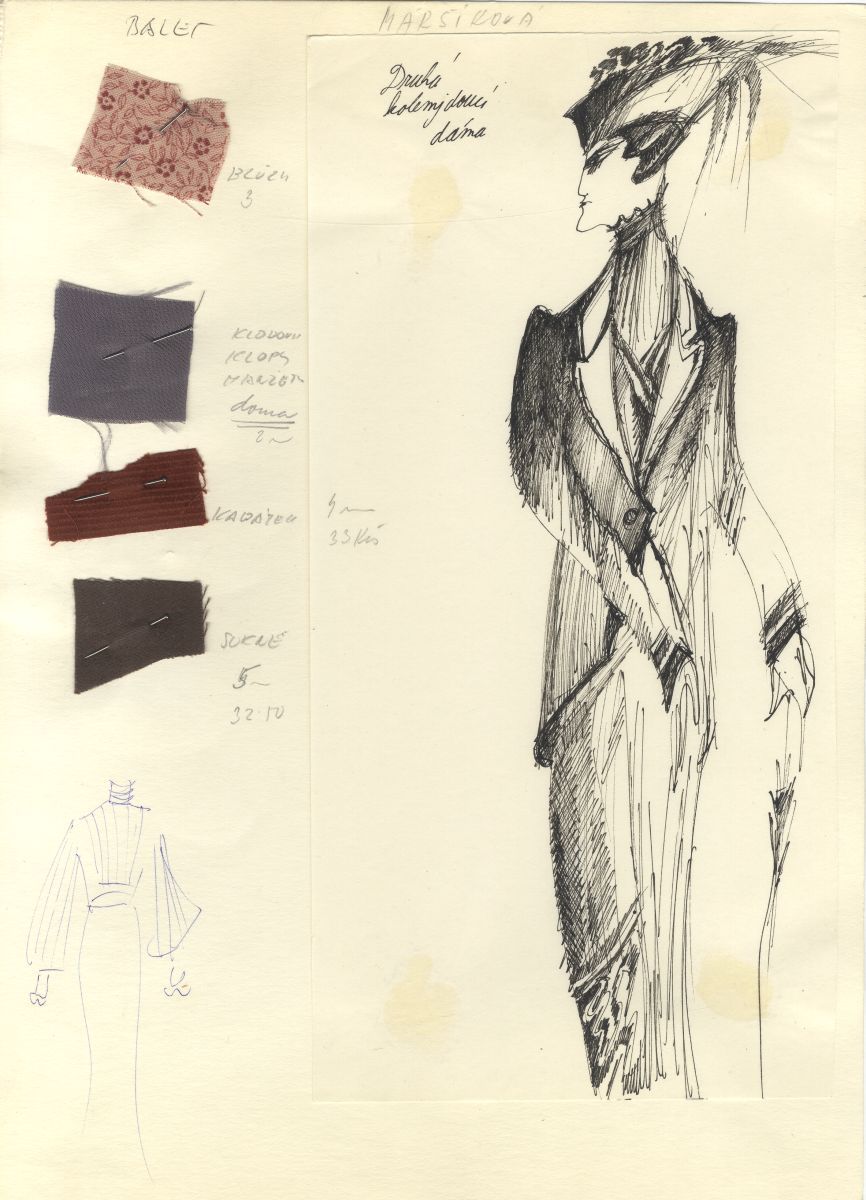 Náhledový obrázek My Fair Lady - Originál kostýmního návrhu - 58