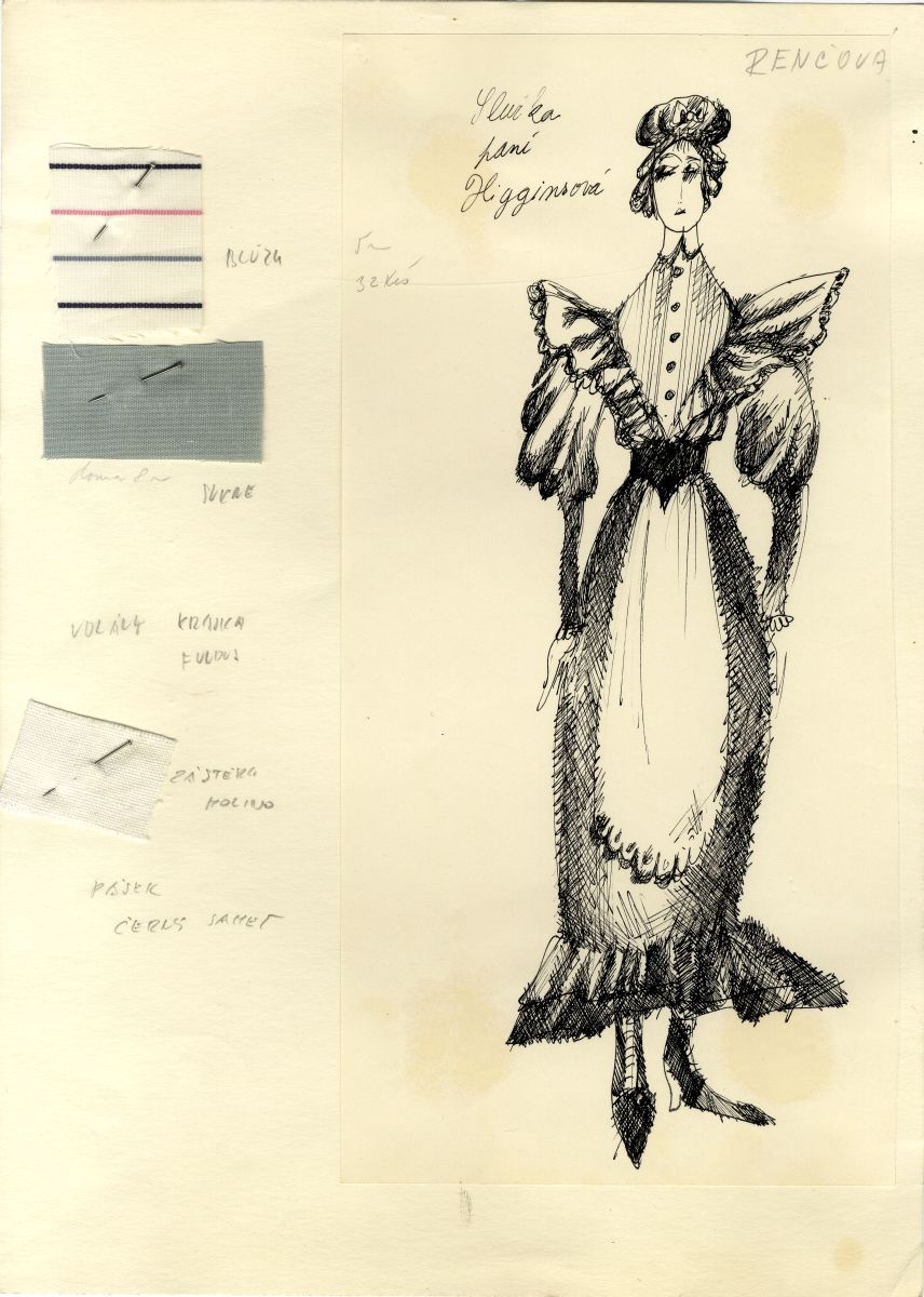 Náhledový obrázek My Fair Lady - Originál kostýmního návrhu - 22