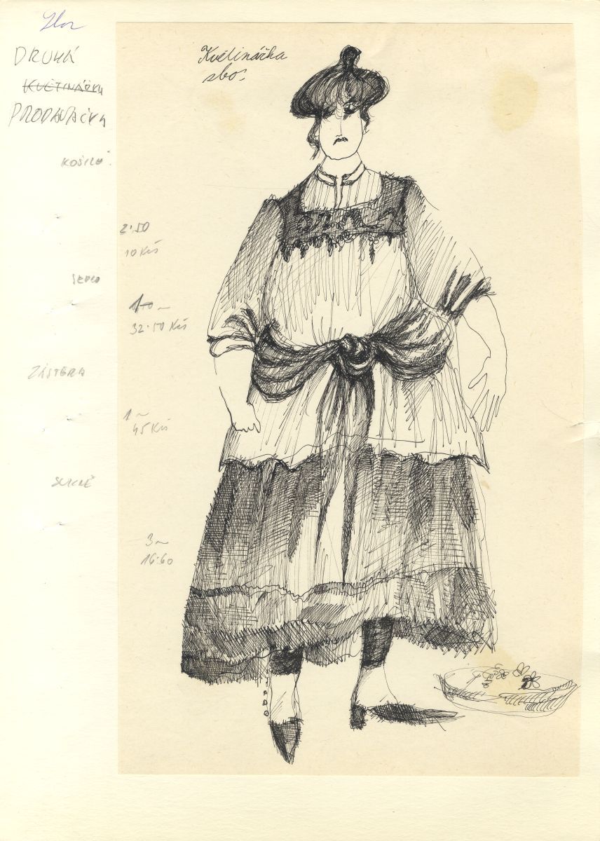 Náhledový obrázek My Fair Lady - Originál kostýmního návrhu - 34
