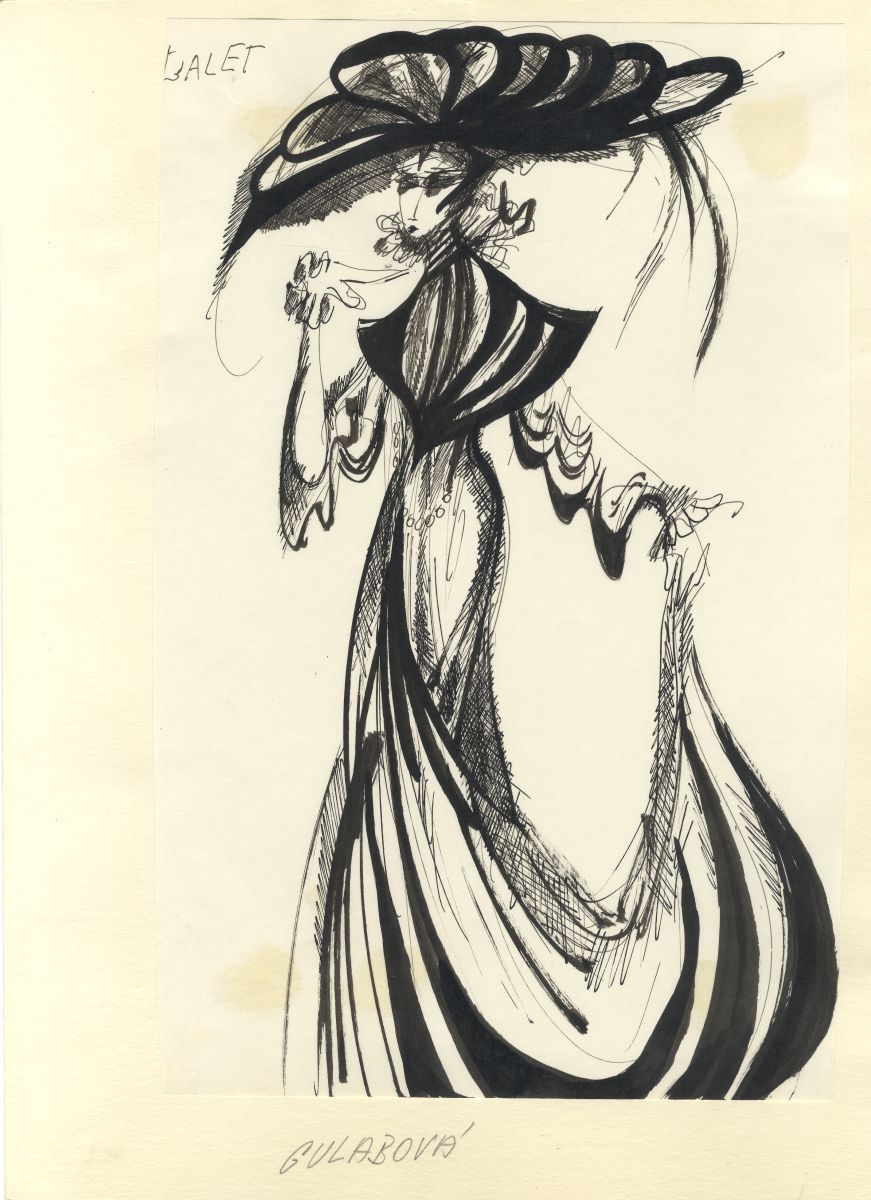 Náhledový obrázek My Fair Lady - Originál kostýmního návrhu - 42