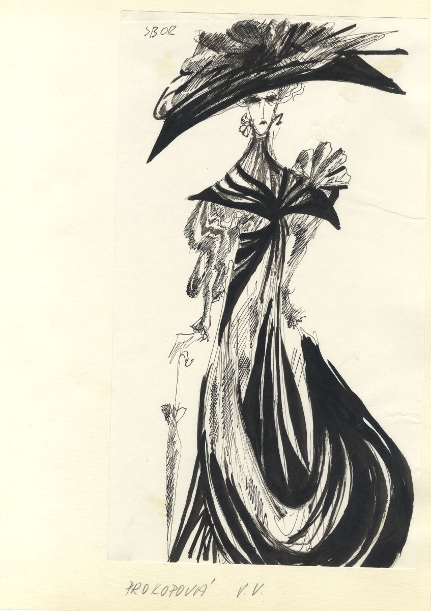 Náhledový obrázek My Fair Lady - Originál kostýmního návrhu - 43