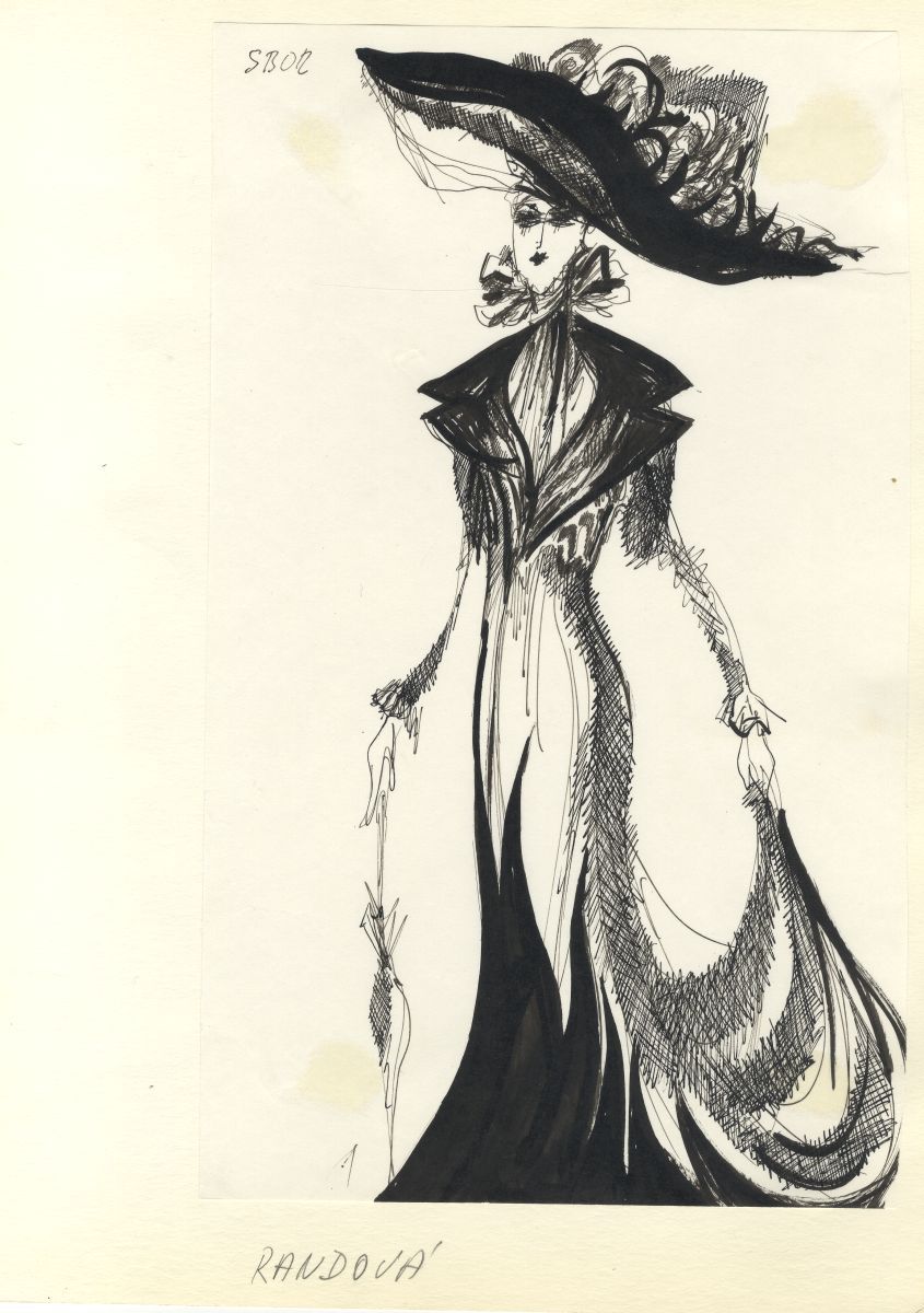 Náhledový obrázek My Fair Lady - Originál kostýmního návrhu - 25
