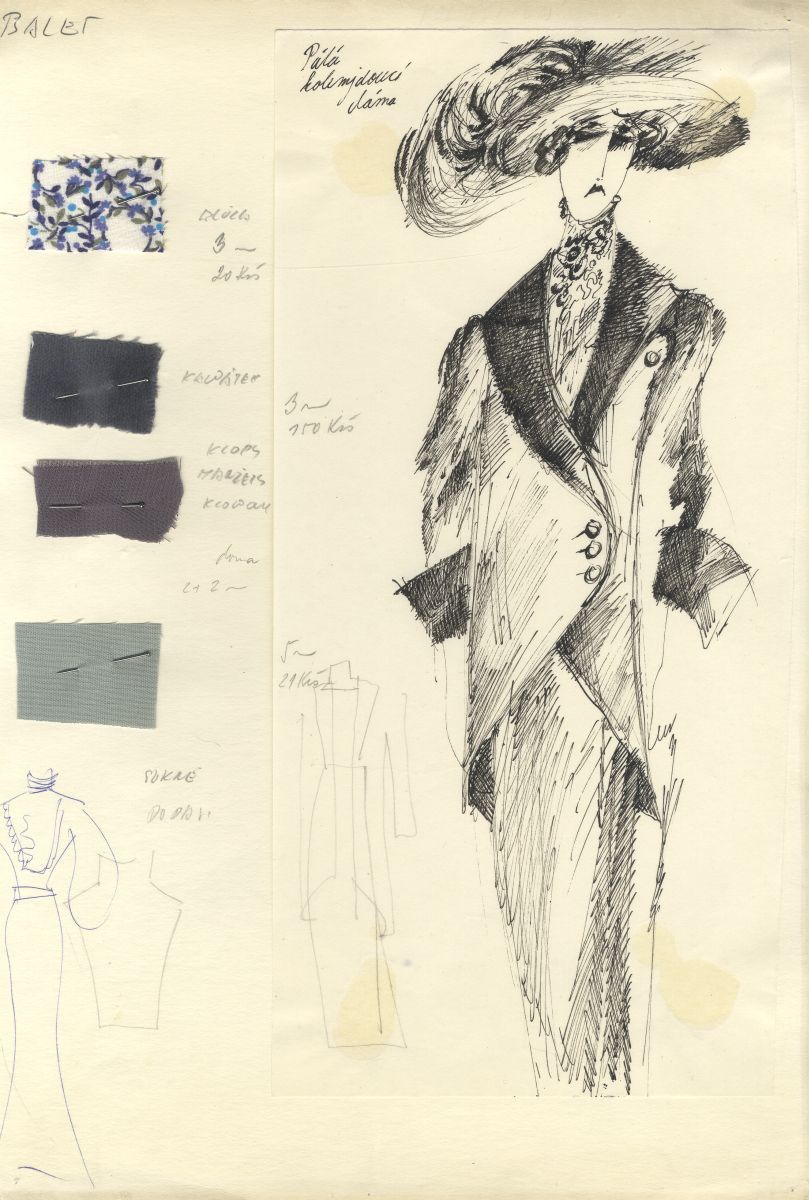 Náhledový obrázek My Fair Lady - Originál kostýmního návrhu - 61