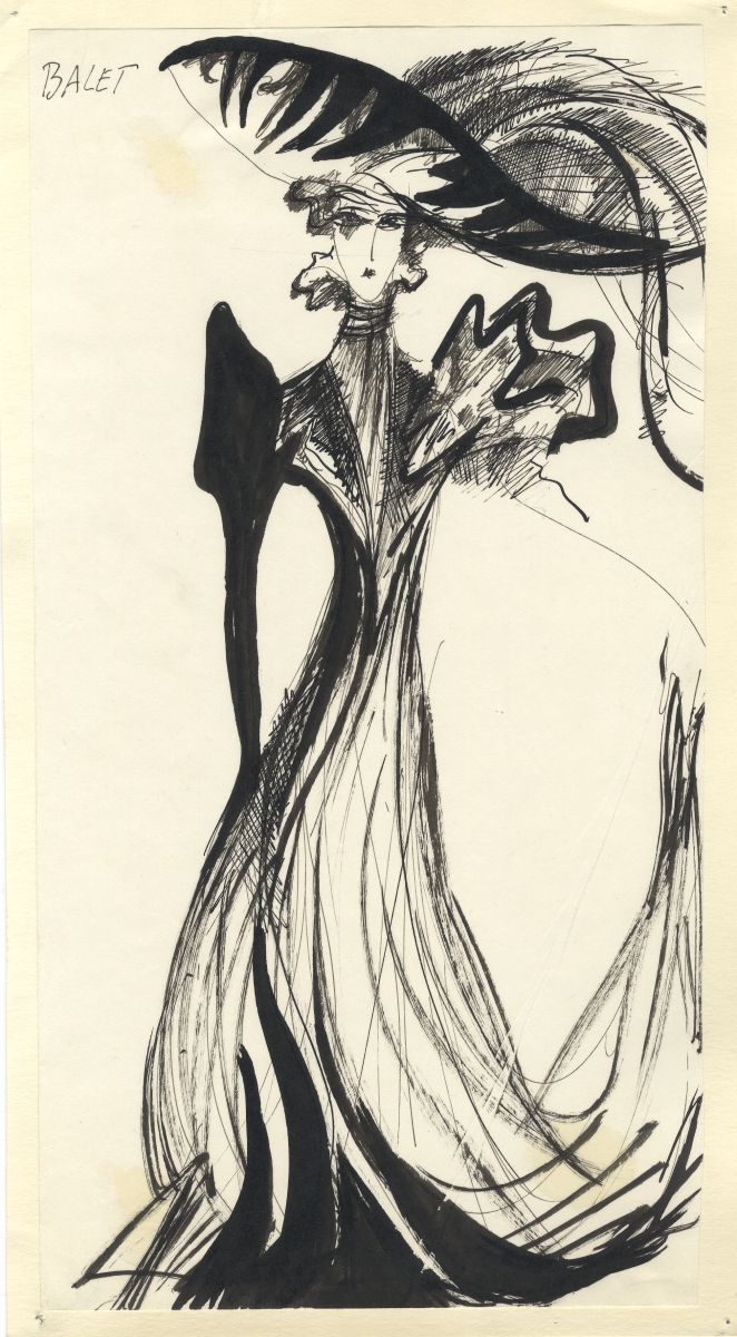 Náhledový obrázek My Fair Lady - Originál kostýmního návrhu - 80