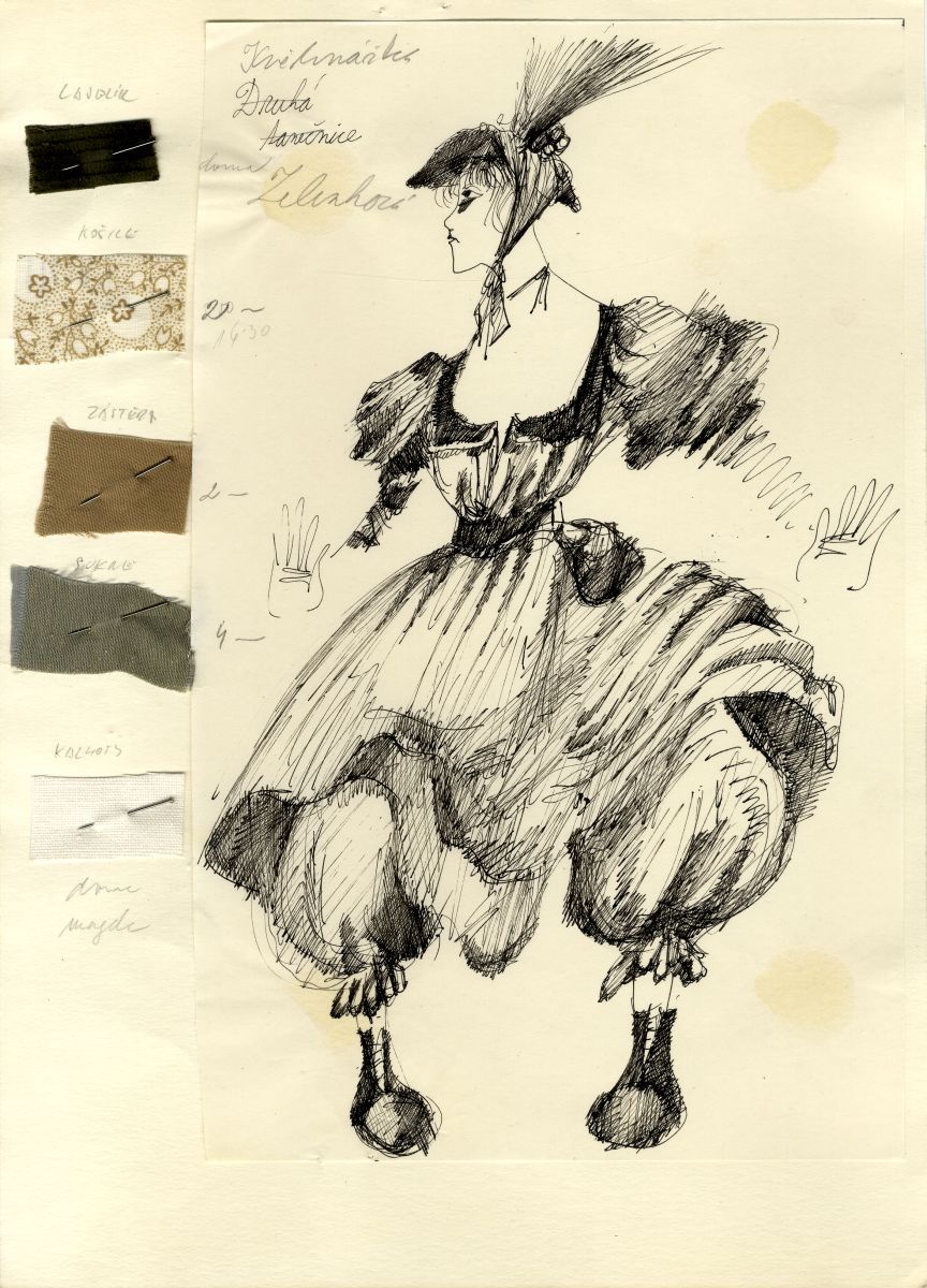 Náhledový obrázek My Fair Lady - Originál kostýmního návrhu - 23