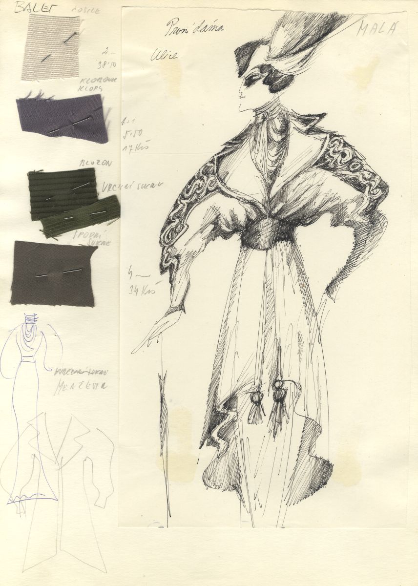 Náhledový obrázek My Fair Lady - Originál kostýmního návrhu - 57