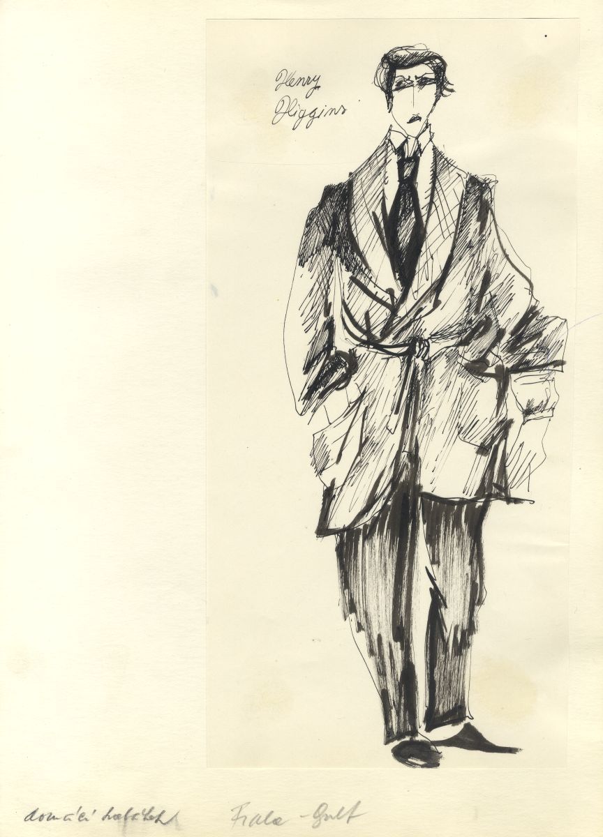 Náhledový obrázek My Fair Lady - Originál kostýmního návrhu - 77