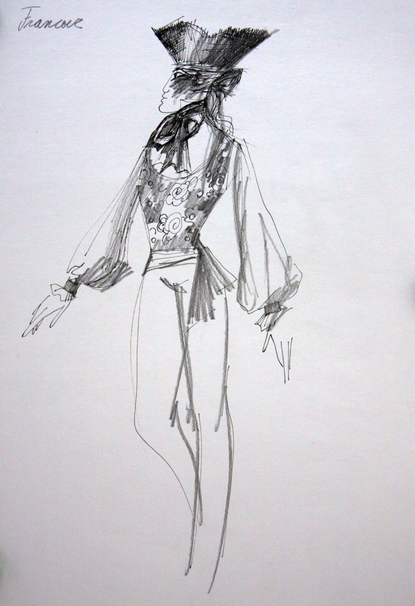 Náhledový obrázek Louskáček - Originál kostýmního návrhu - 15