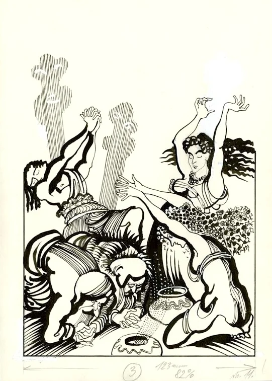 Náhledový obrázek předmětu Ilustrace - O Děvín a Velehrad