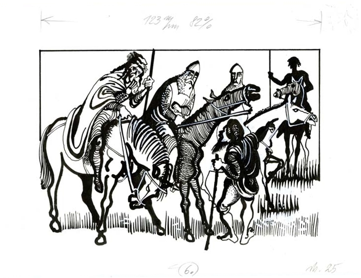 Náhledový obrázek Ilustrace - O Děvín a Velehrad - 1