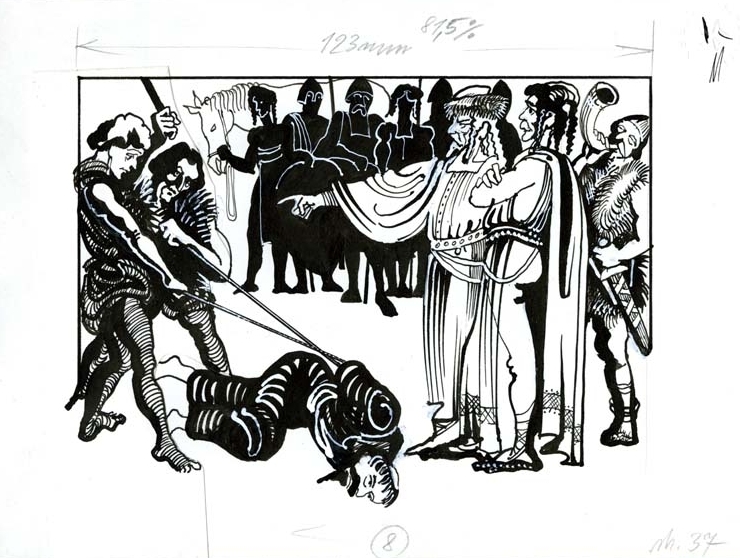 Náhledový obrázek Ilustrace - O Děvín a Velehrad - 1