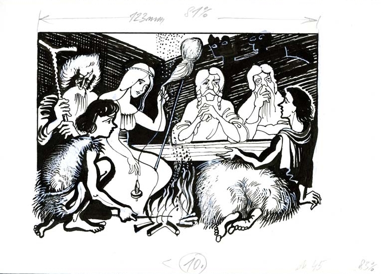 Náhledový obrázek Ilustrace - O Děvín a Velehrad - 1
