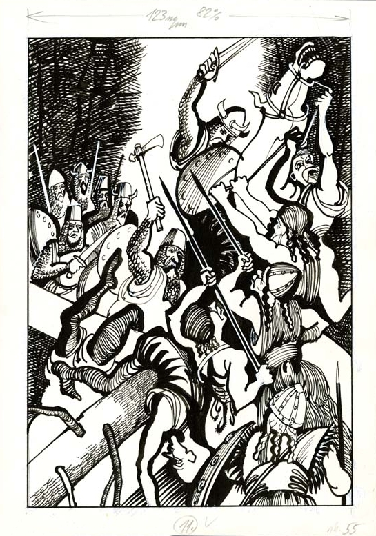 Náhledový obrázek Ilustrace - O Děvín a Velehrad - 1
