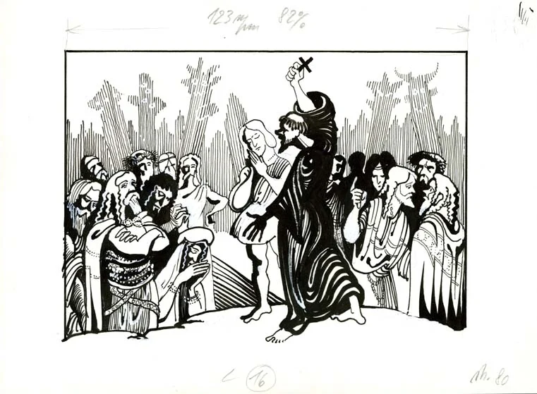 Náhledový obrázek předmětu Ilustrace - O Děvín a Velehrad