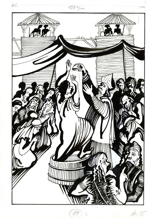 Náhledový obrázek Ilustrace - O Děvín a Velehrad - 1