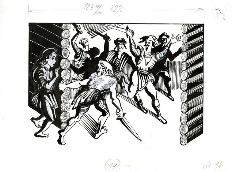 Náhledový obrázek Ilustrace - O Děvín a Velehrad - 1