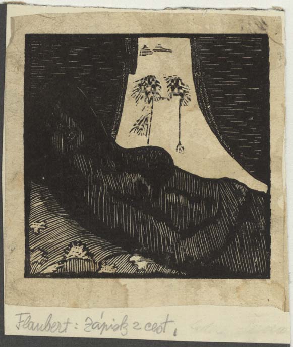 Náhledový obrázek Ilustrace - Mladého Flauberta zápisky z cest - 1