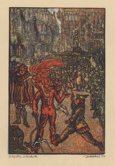 Náhledový obrázek předmětu Ilustrace - Pohádky o čertech