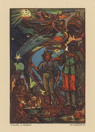 Náhledový obrázek předmětu Ilustrace - Pohádky o čertech