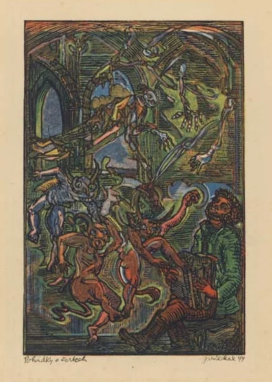 Náhledový obrázek předmětu Ilustrace - Pohádky o čertech