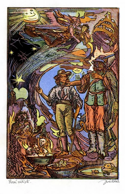Náhledový obrázek předmětu Ilustrace - Pohádky o čertech