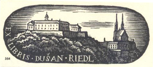 Náhledový obrázek Ex-Libris z knihovny D. Riedla - 1