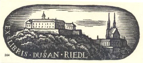 Náhledový obrázek předmětu Ex-Libris z knihovny D. Riedla