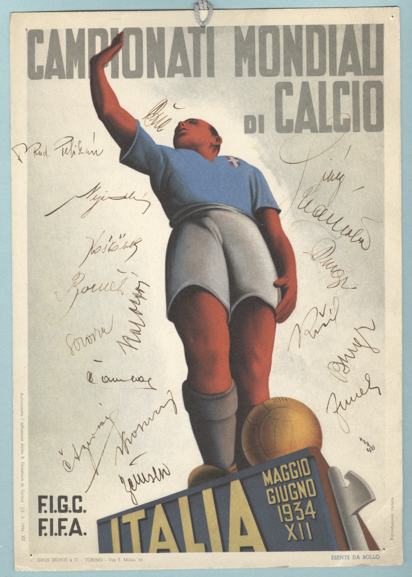 Náhledový obrázek Mistrovství světa ve fotbale. Itálie 1934 - 1