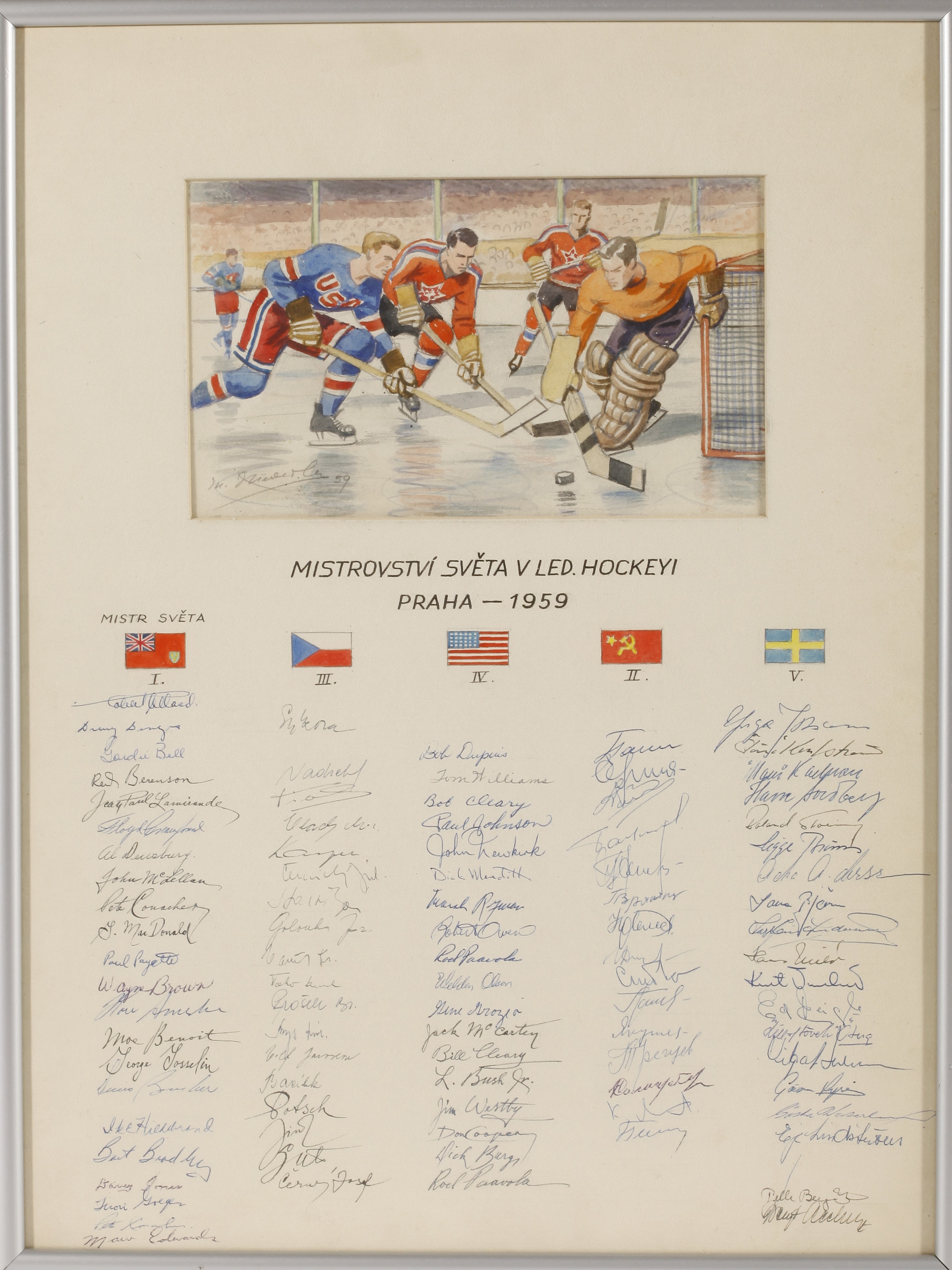 Náhledový obrázek Mistrovství světa v hokeji. Praha 1959 - 1