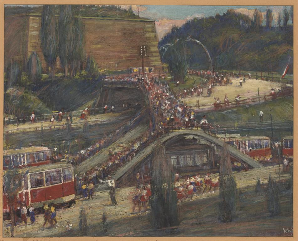 Náhledový obrázek Na Malovance v červnu 1955 - 1