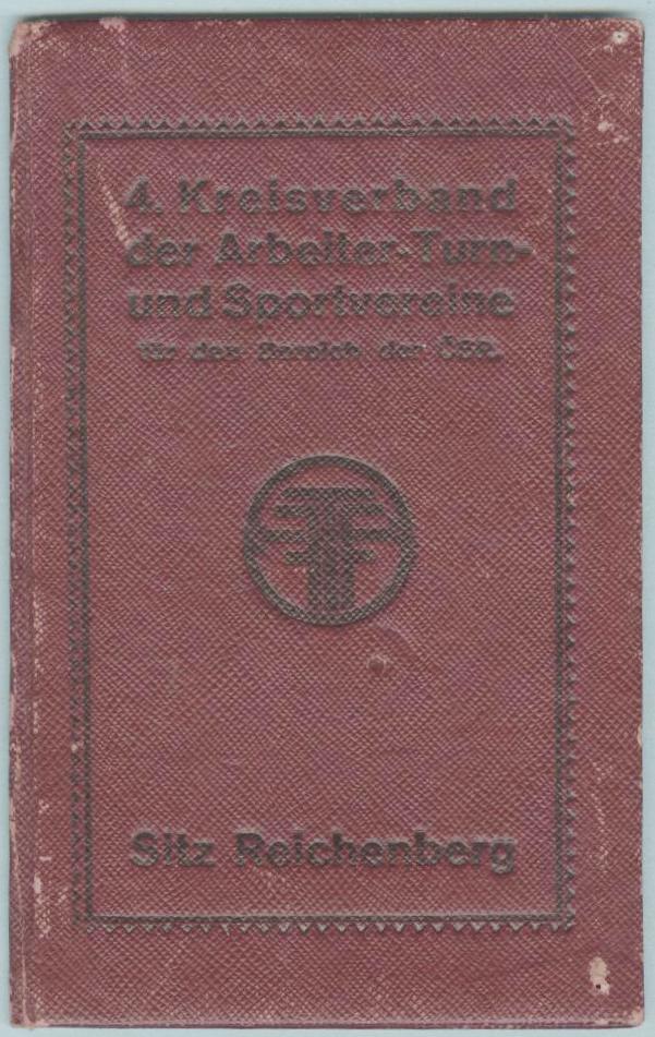 Náhledový obrázek Ausweiskarte. IV. Kreisverband der ATUS, Zentrale: Reichenberg - 1