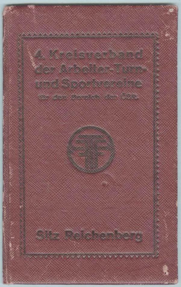 Náhledový obrázek předmětu Ausweiskarte. IV. Kreisverband der ATUS, Zentrale: Reichenberg