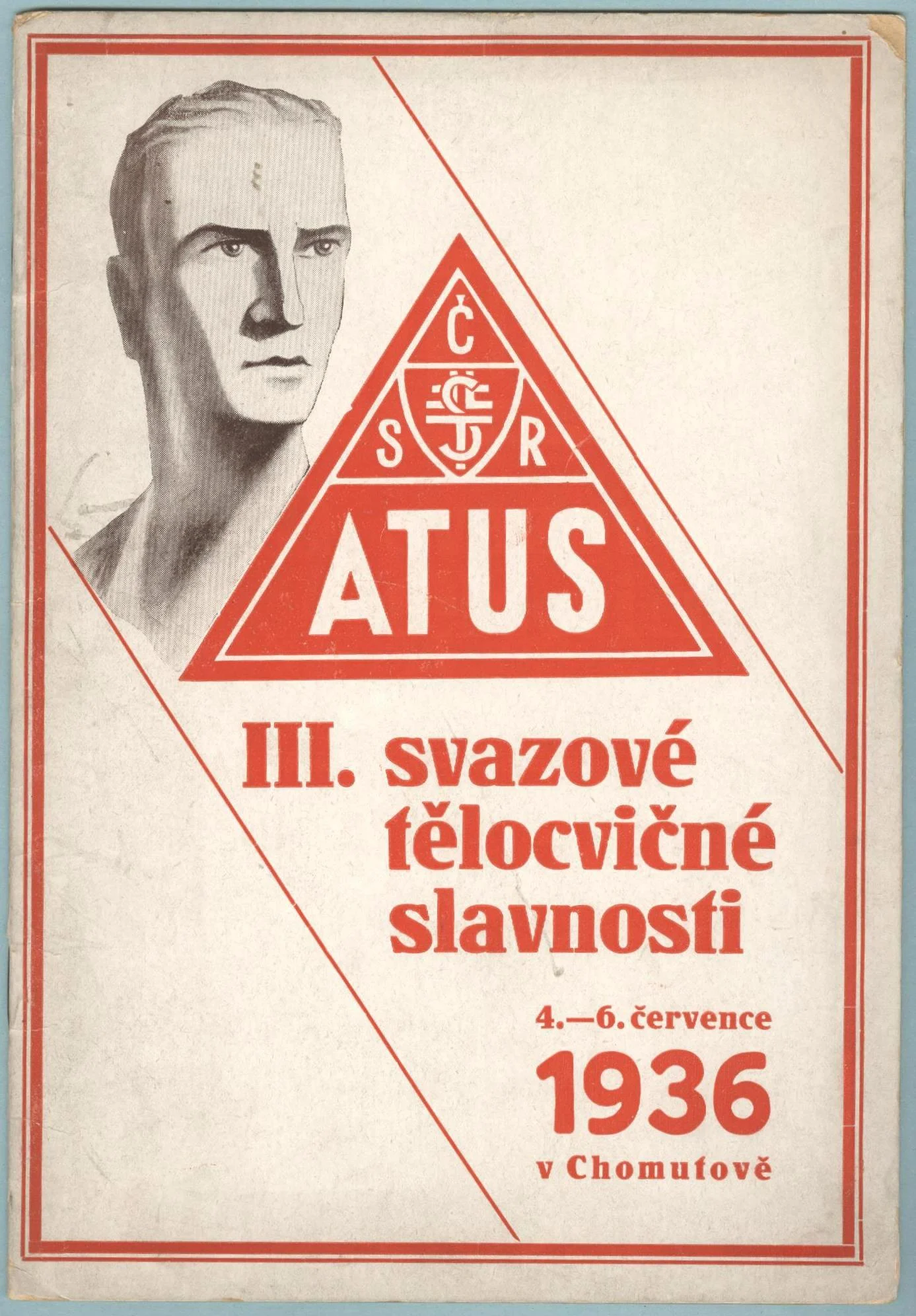 Náhledový obrázek předmětu Program III. svazových tělocvičných slavností. Chomutov 1936