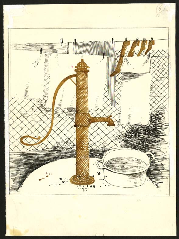 Náhledový obrázek Ilustrace - Kluk od vody - 1