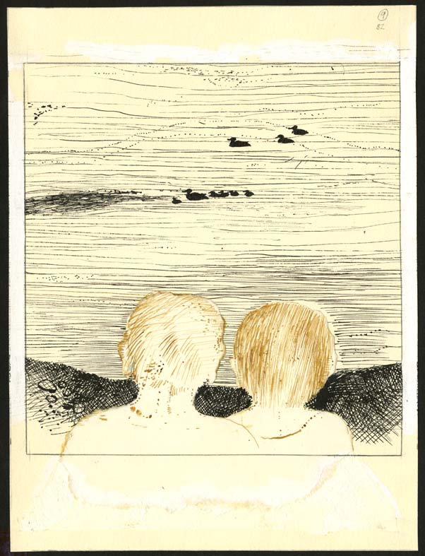 Náhledový obrázek Ilustrace - Kluk od vody - 1