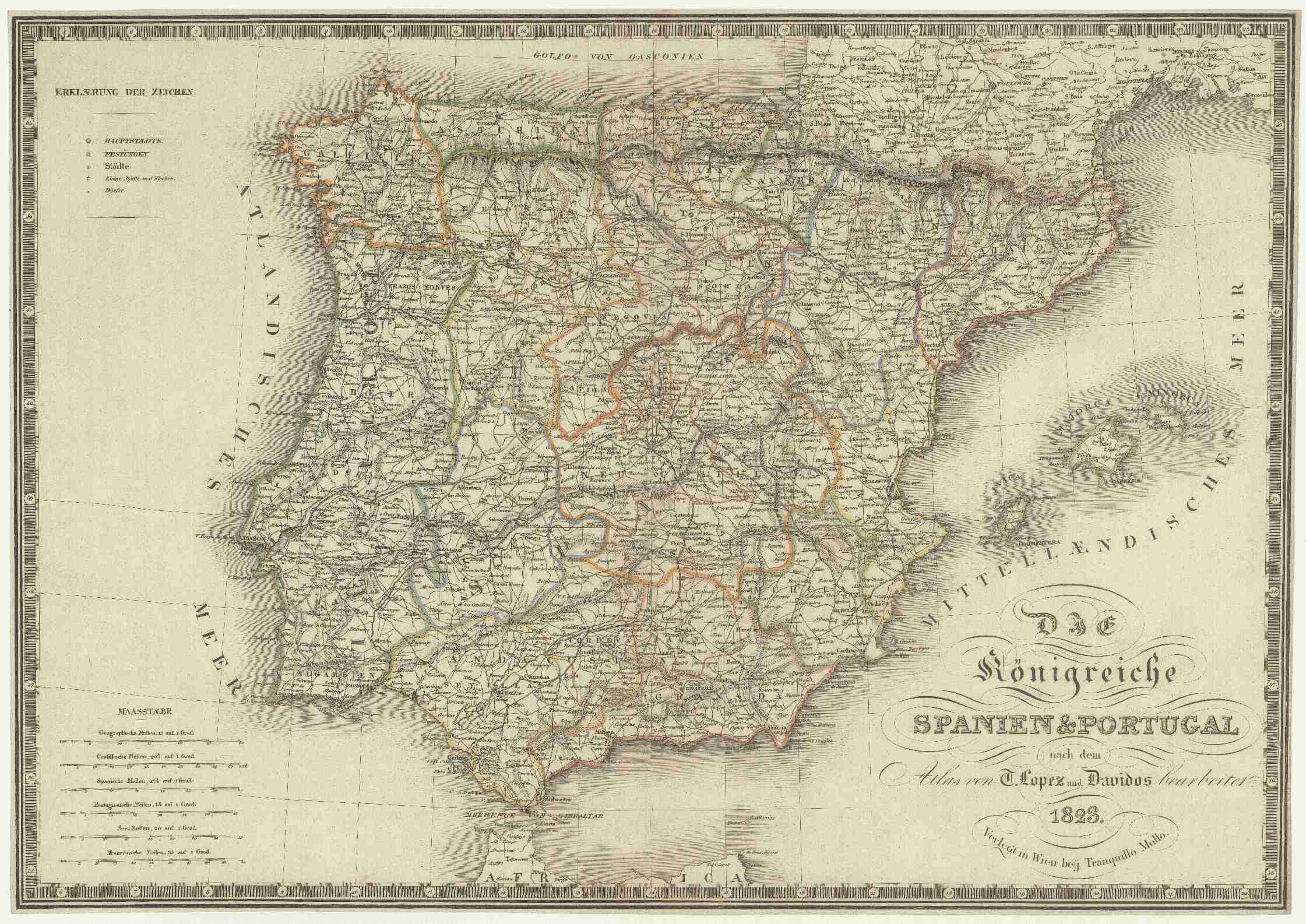 Náhledový obrázek Das Königreiche Spanien und Portugal - 1