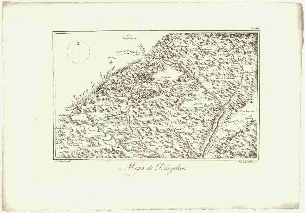 Náhledový obrázek předmětu Mapa de Penagolosa.