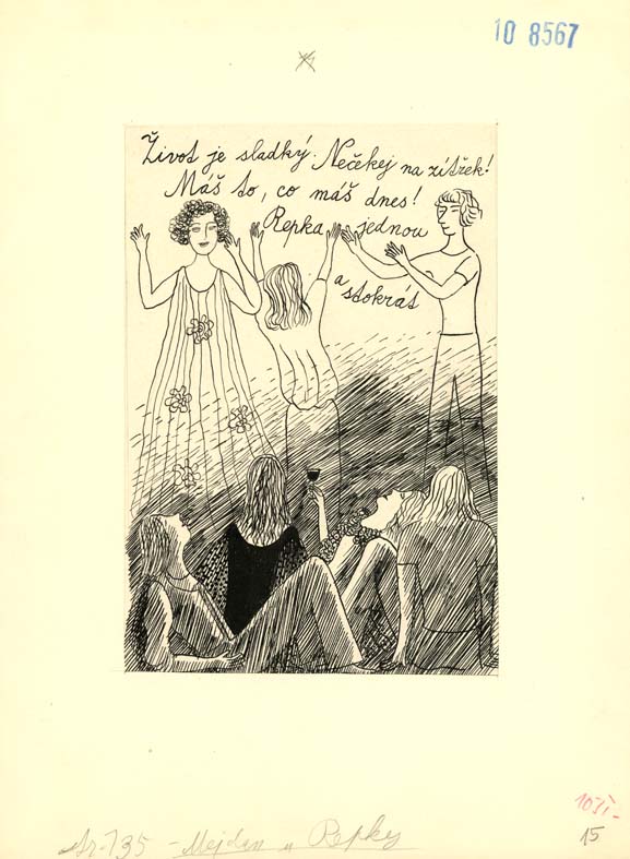 Náhledový obrázek Ilustrace - Když zrají jahody - 1