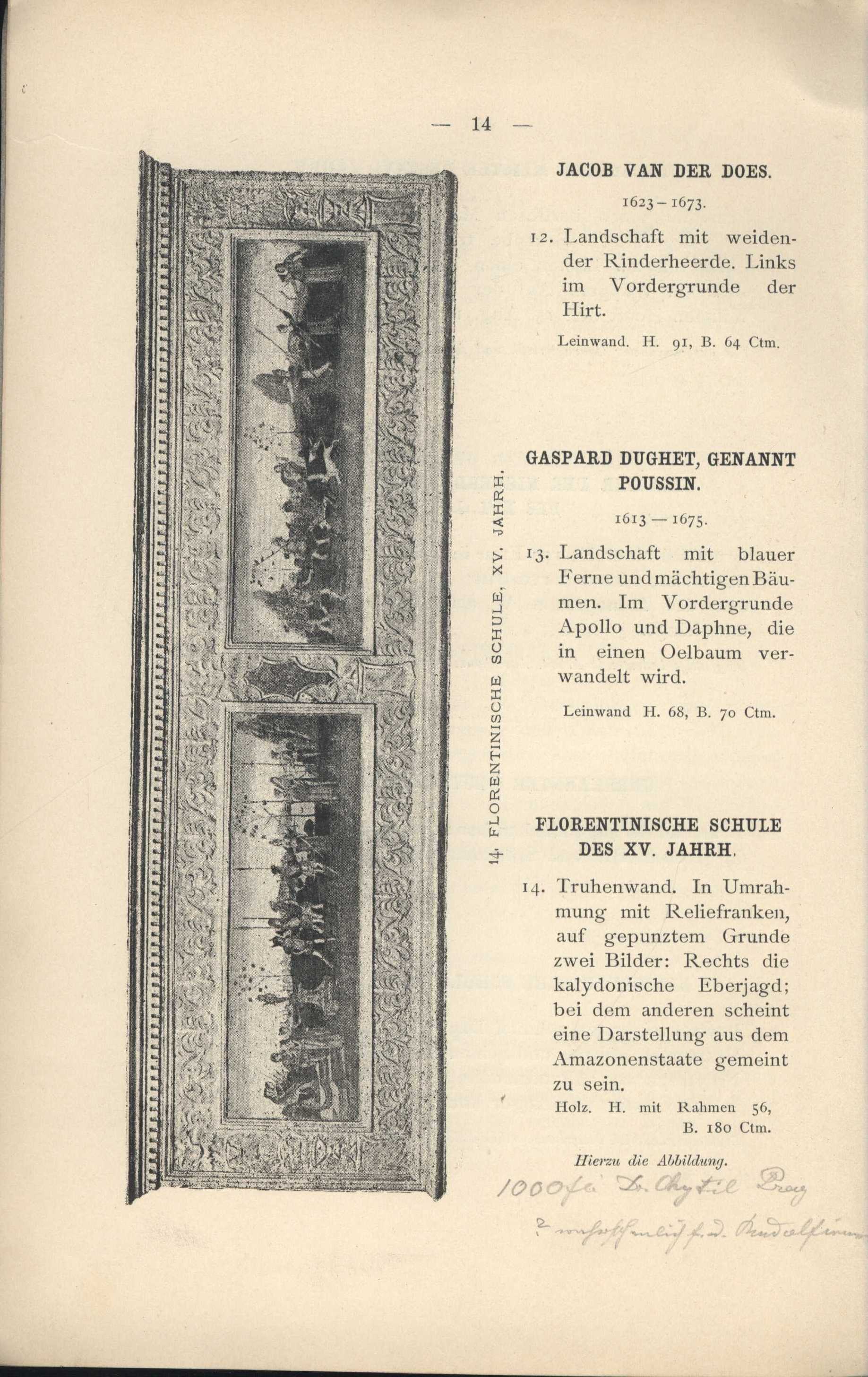 Náhledový obrázek Katalog der Kunstsammlung der verstorbenen Herrn Herrmann Sax in Wien - 6