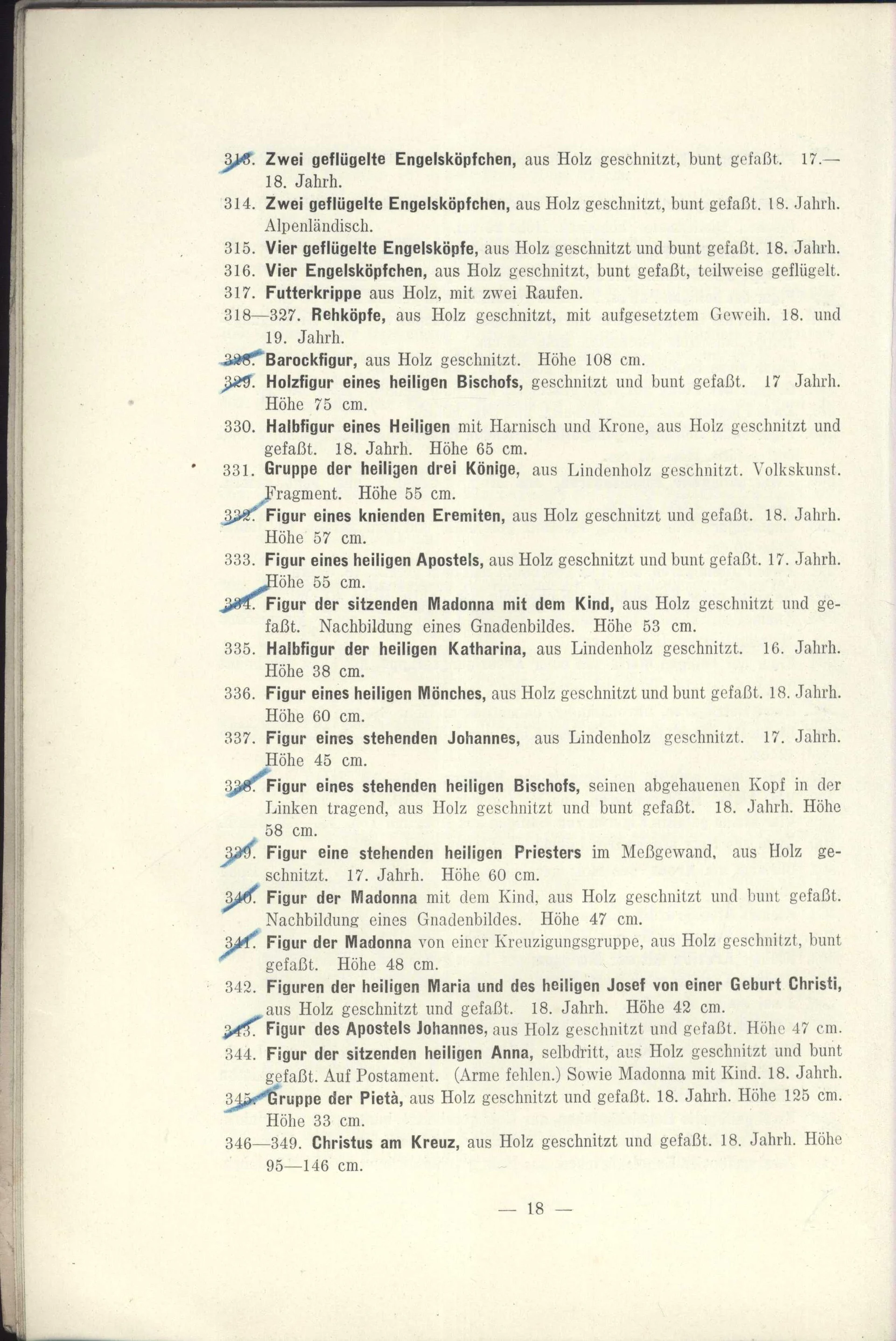Náhledový obrázek předmětu Antiquitäten zumeist Alpenländische Volks-Kunst des 16., 17. und 18. Jahrhunderts