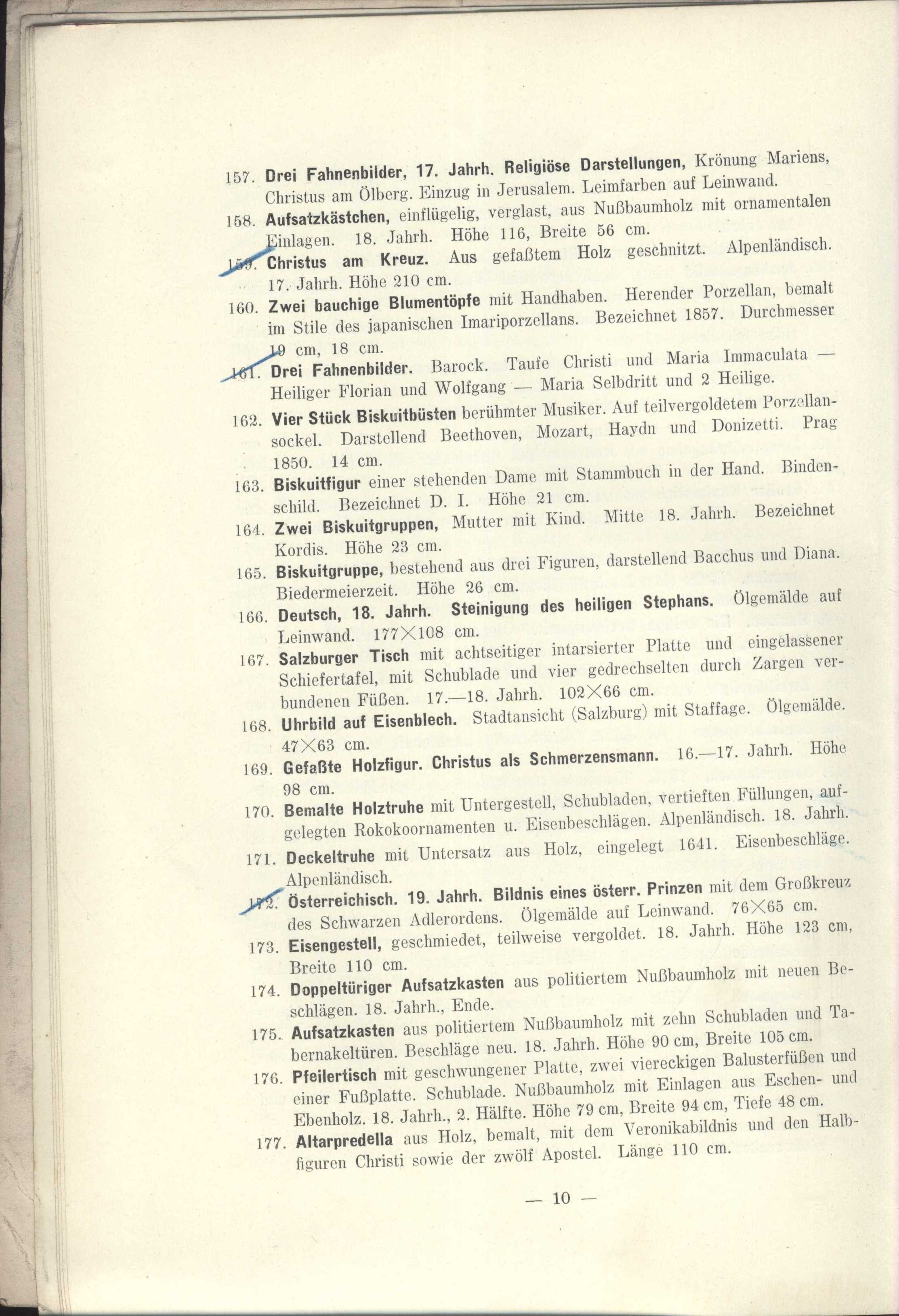 Náhledový obrázek Antiquitäten zumeist Alpenländische Volks-Kunst des 16., 17. und 18. Jahrhunderts - 23