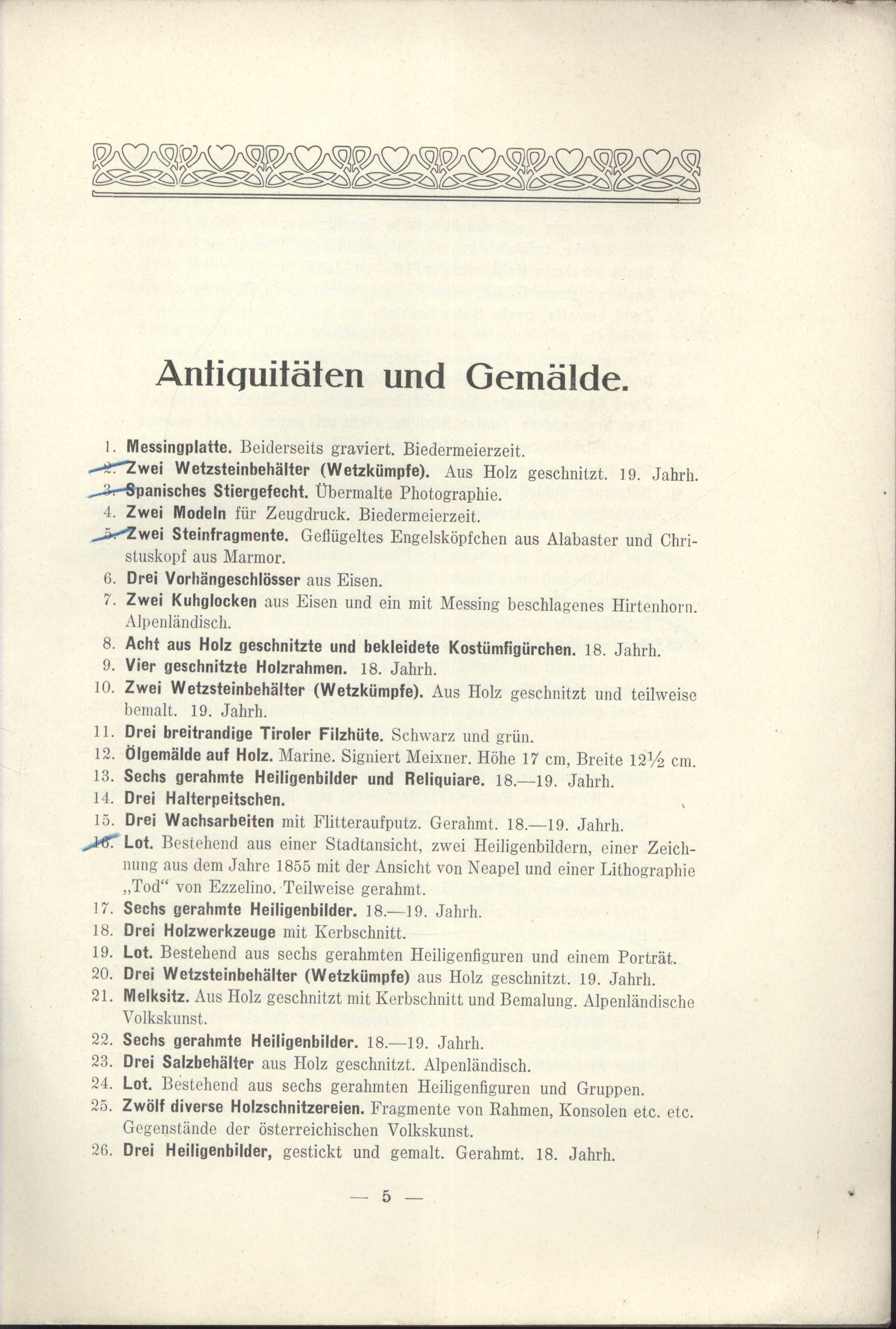 Náhledový obrázek Antiquitäten zumeist Alpenländische Volks-Kunst des 16., 17. und 18. Jahrhunderts - 18