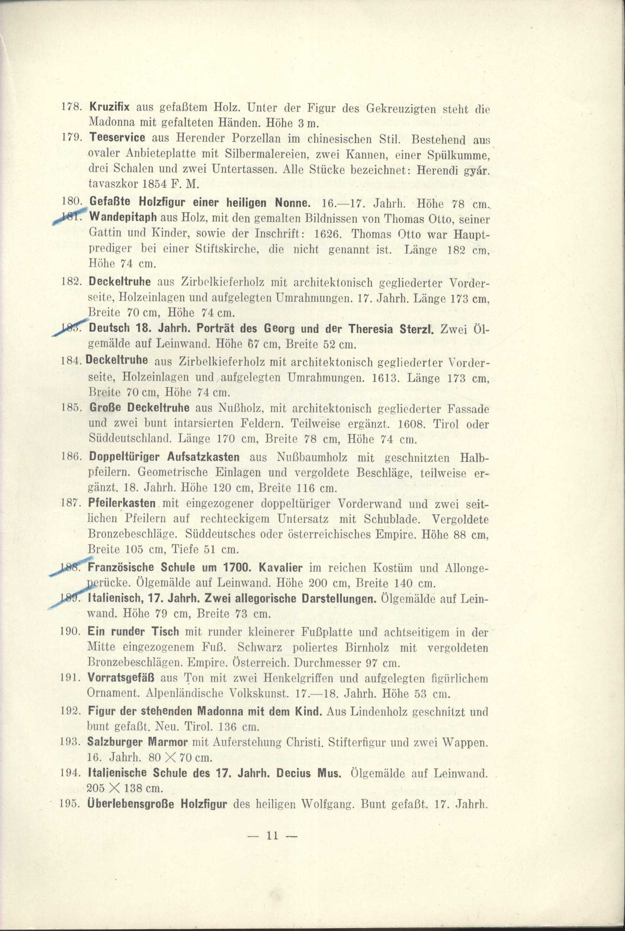 Náhledový obrázek Antiquitäten zumeist Alpenländische Volks-Kunst des 16., 17. und 18. Jahrhunderts - 24