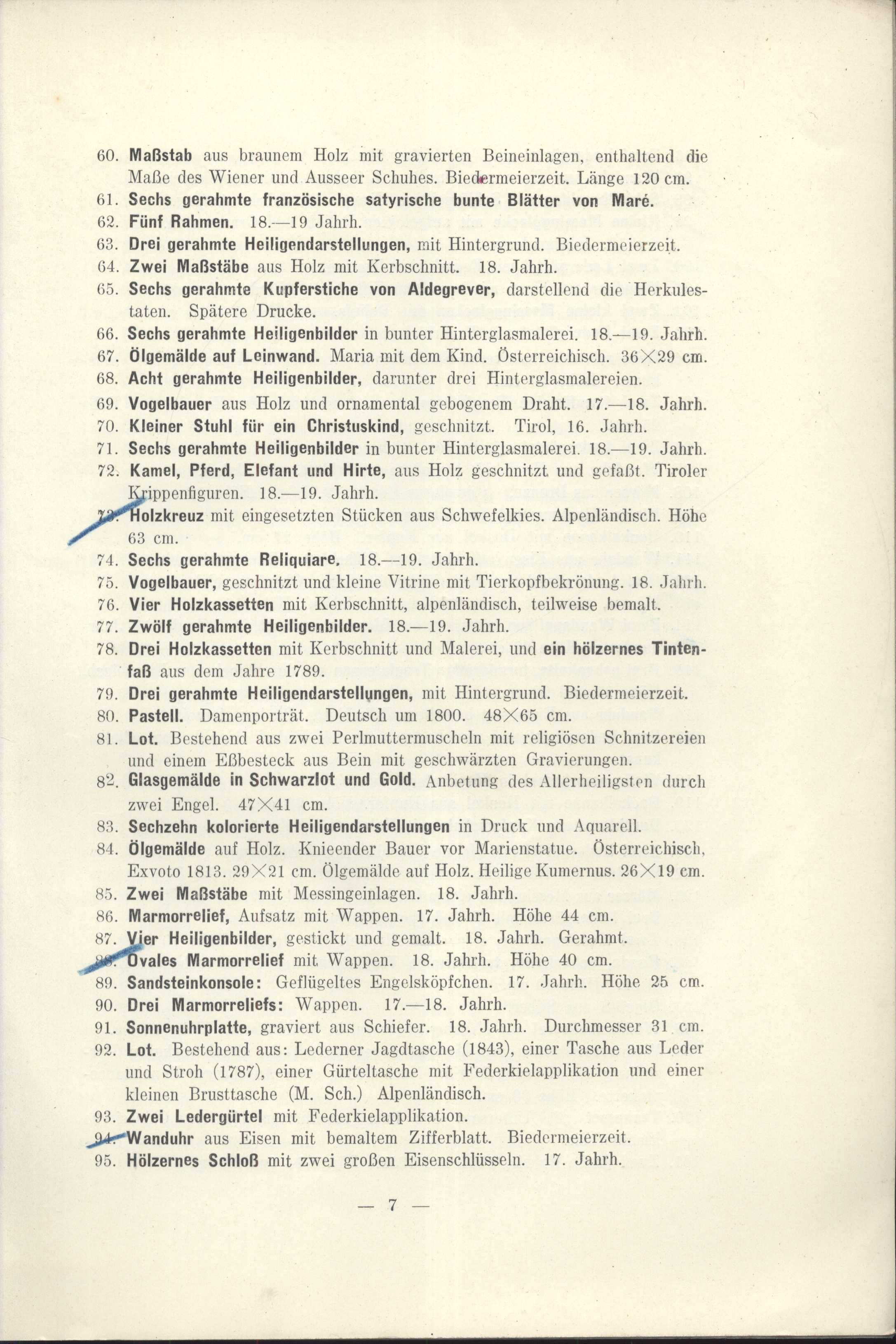 Náhledový obrázek Antiquitäten zumeist Alpenländische Volks-Kunst des 16., 17. und 18. Jahrhunderts - 20