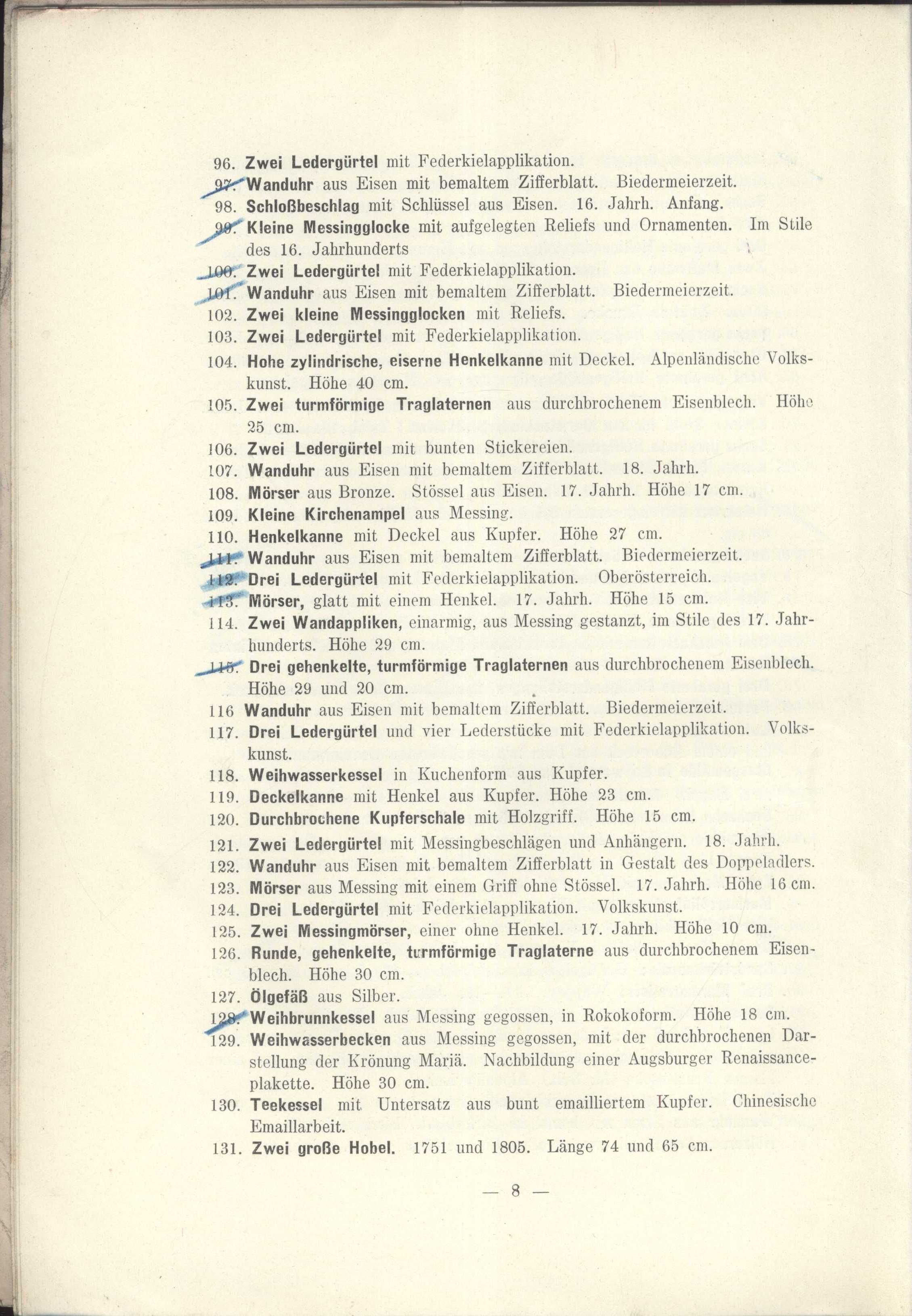 Náhledový obrázek Antiquitäten zumeist Alpenländische Volks-Kunst des 16., 17. und 18. Jahrhunderts - 21